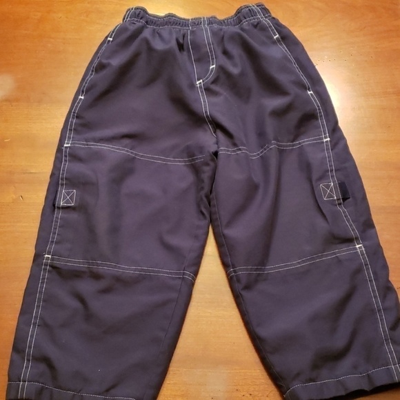 ☃️CARTER'S Joggers Play Pants Lined sz 4 Navy - Picture 1 of 8